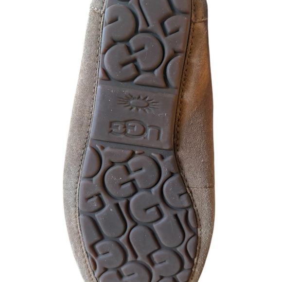 UGG Woman’s  Tan Moccasin Slippers - Picture 5 of 7